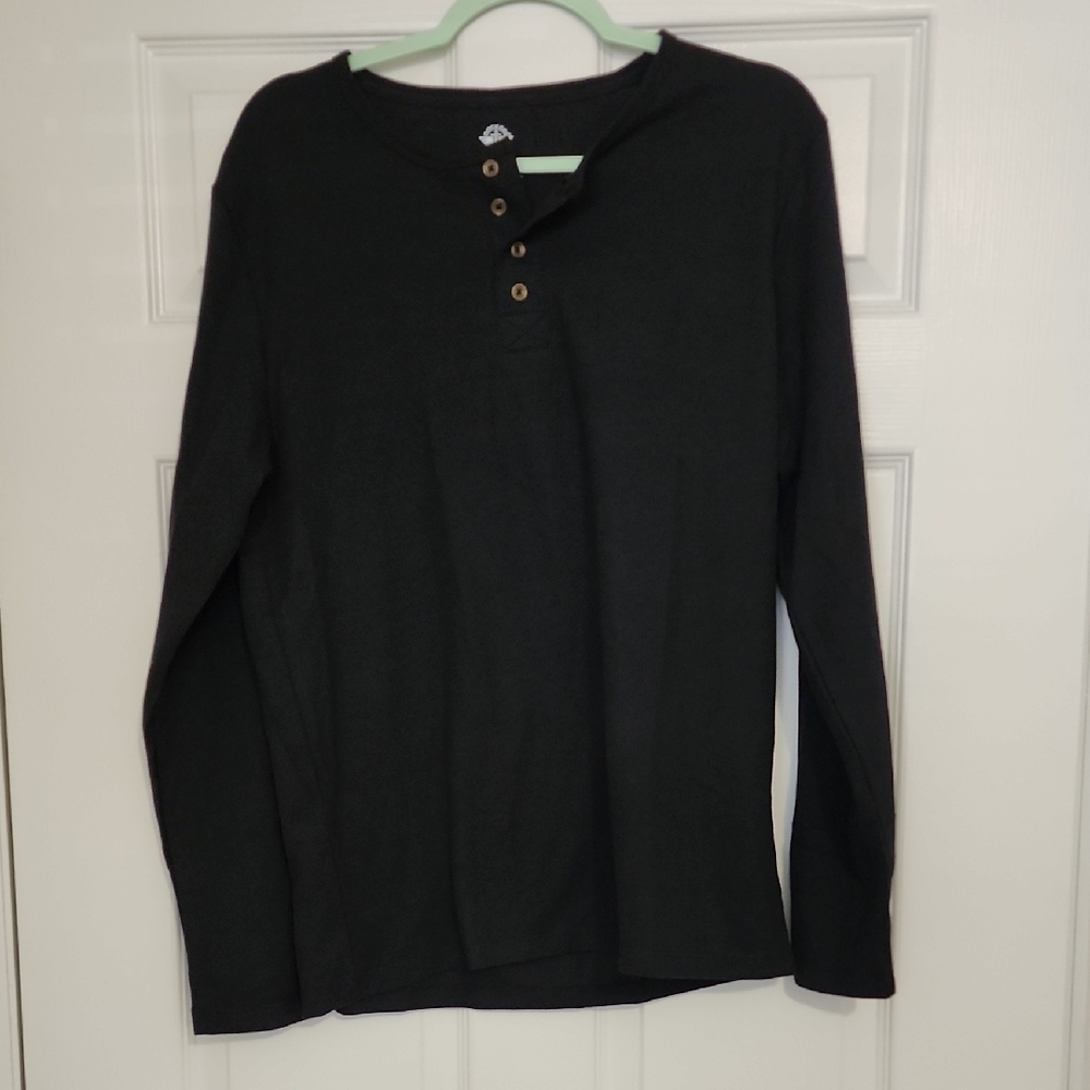 Dockers Black Sleepwear Top